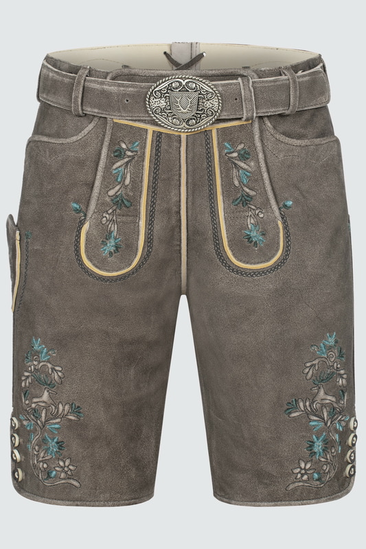 Lederhose Jorrit mit Gürtel günstig online kaufen