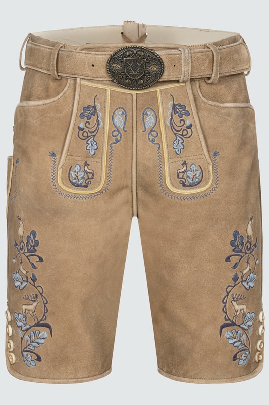 Krüger Trachtenlederhose Demian mit Gürtel Herren günstig online kaufen