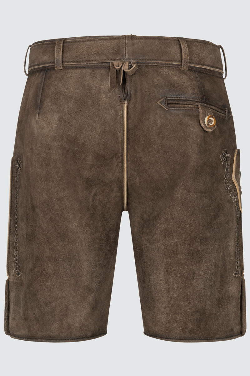 Lederhose Sean mit Gürtel