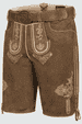 Lederhose Lean mit Gürtel