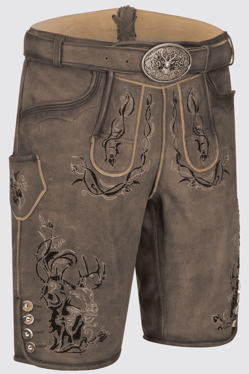 Lederhose Joscha mit Gürtel