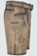 Lederhose Lucian mit Gürtel