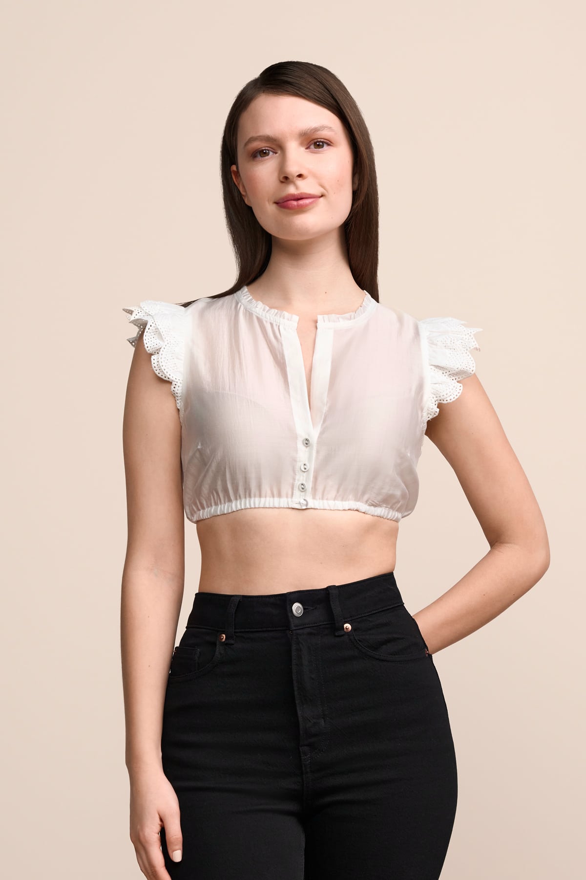 Dirndlbluse Elly ecru main image 1