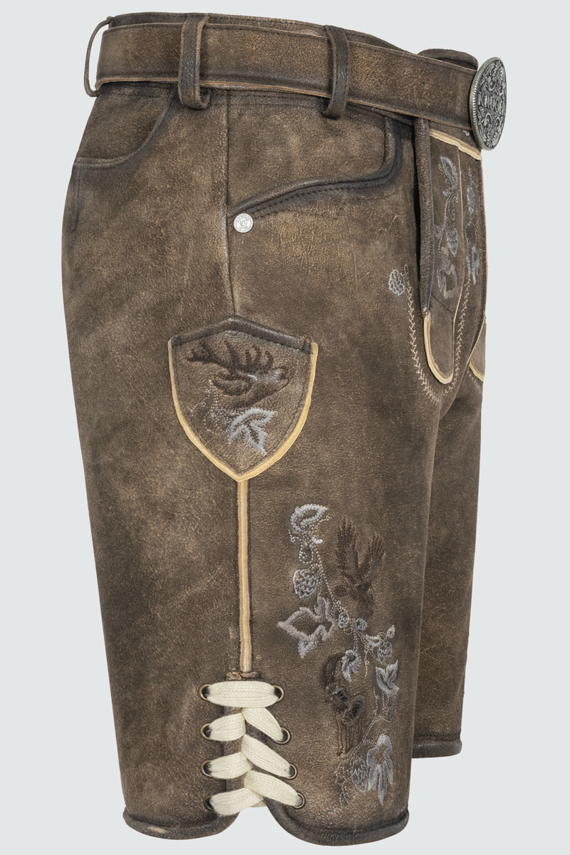 Lederhose Ulli with belt