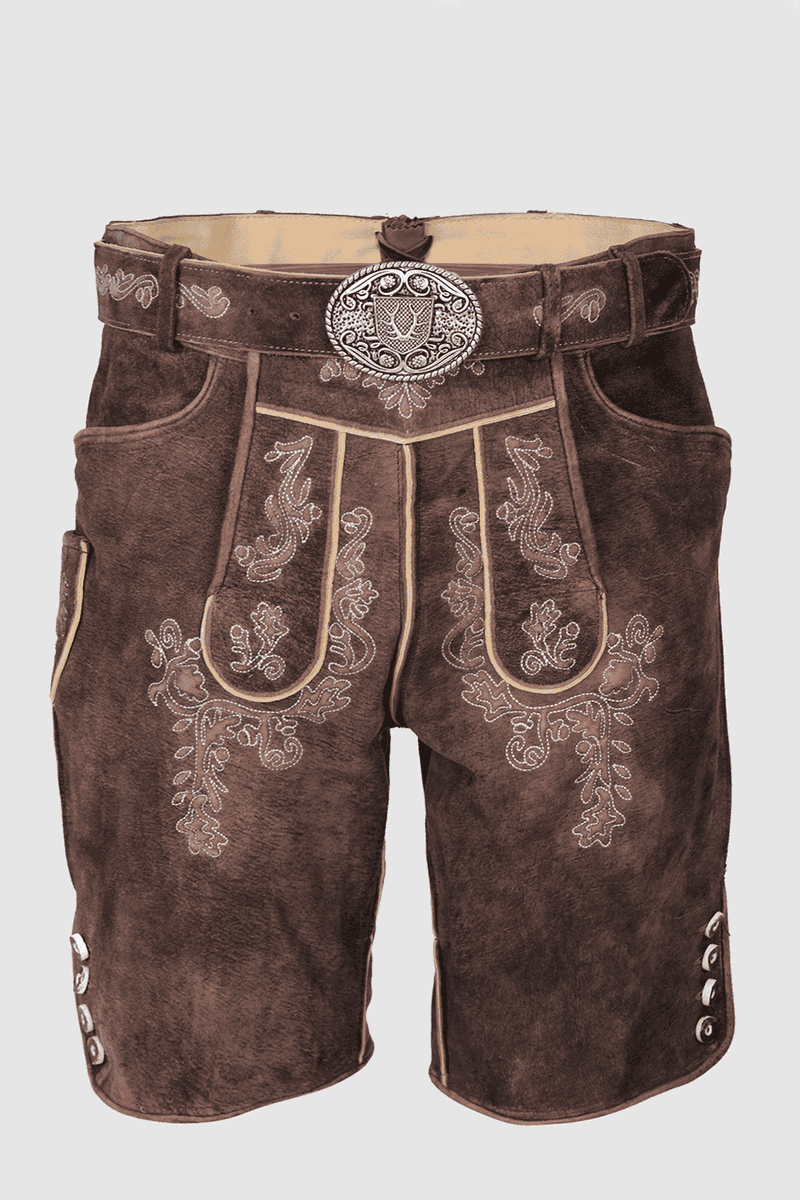 Lederhose Taro mit Gürtel