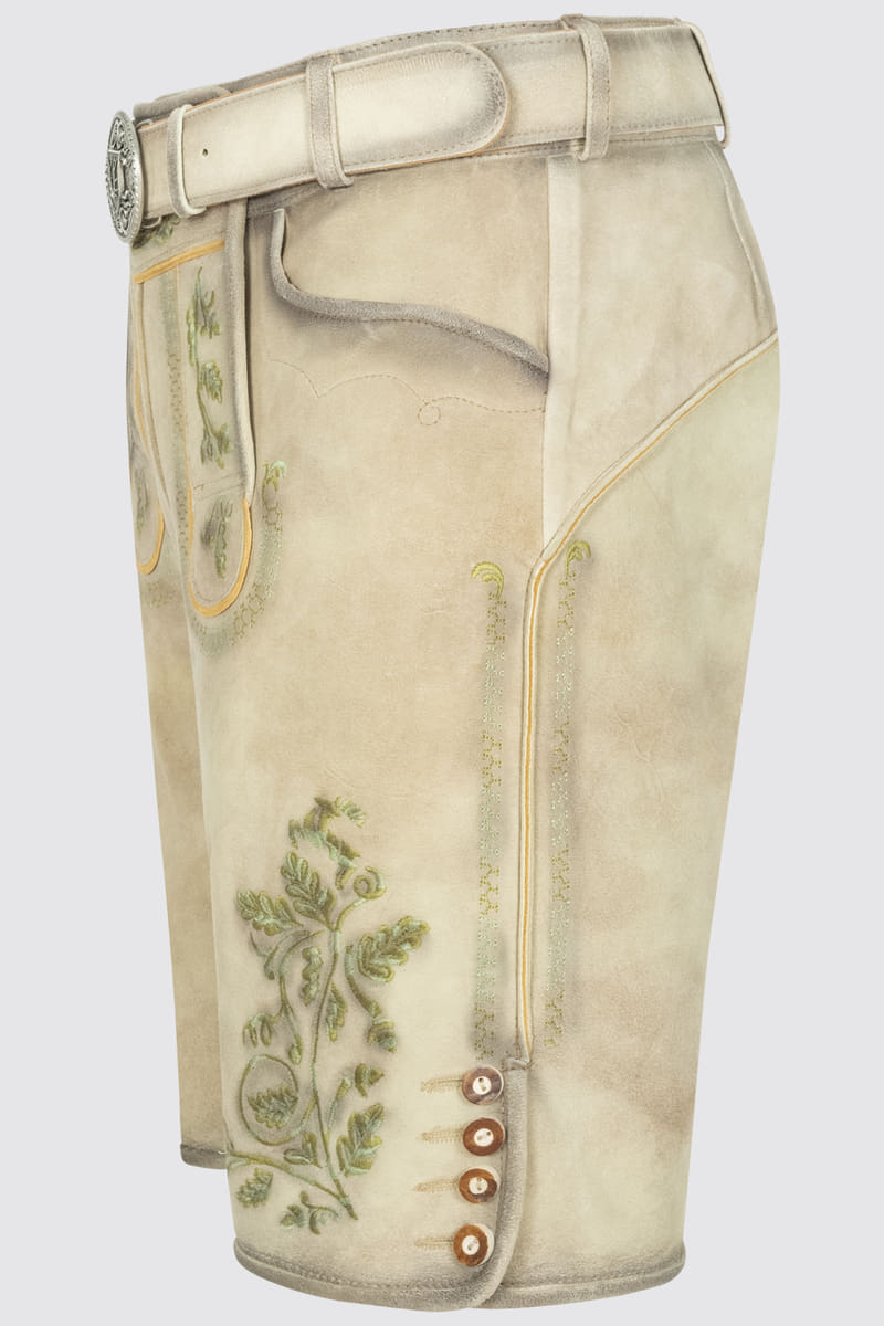 Lederhose Arlo mit Gürtel