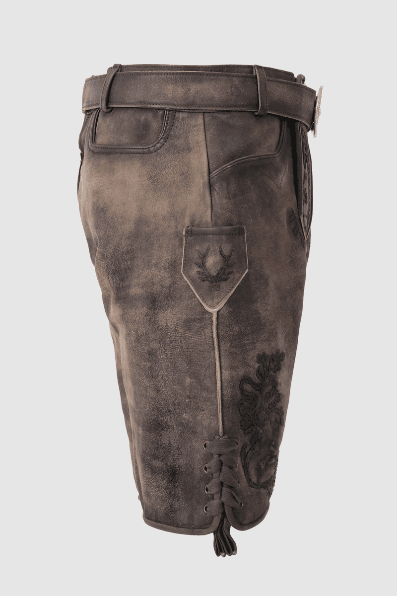 Lederhose Jasper mit Gürtel