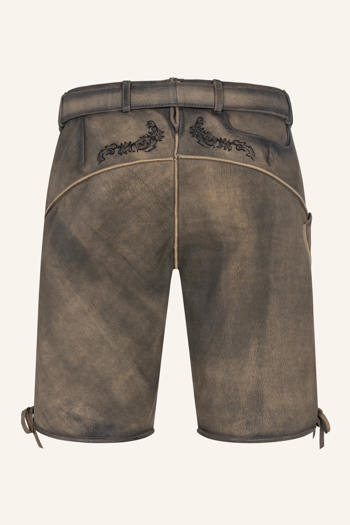 Lederhose Lebenslang m. Gürtel