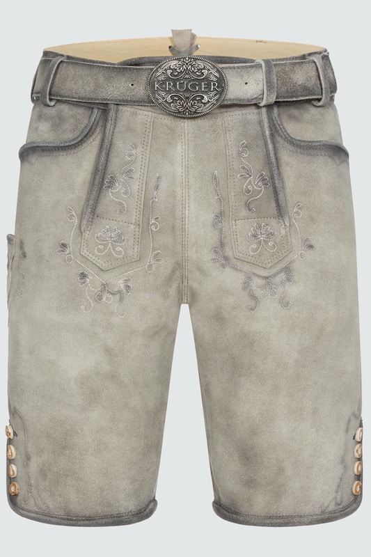 Lederhose Lenny mit Gürtel günstig online kaufen