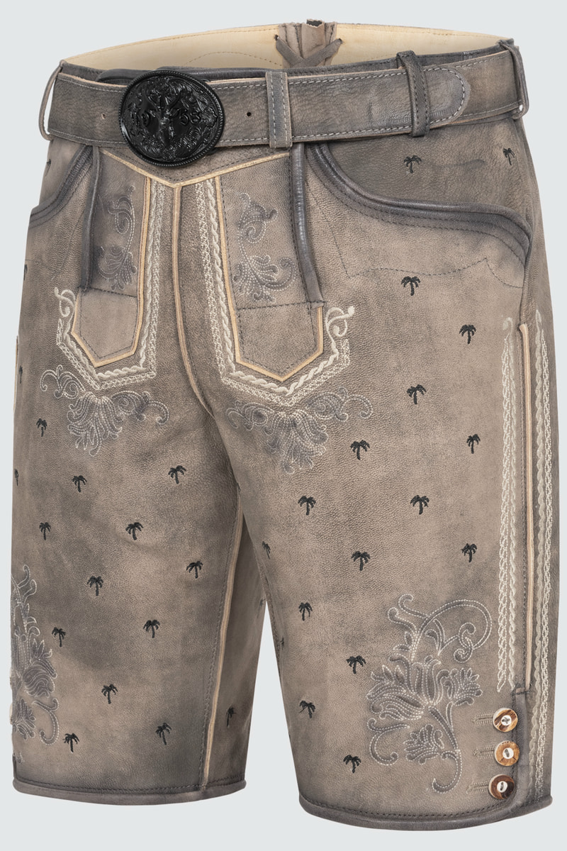 Lederhose Benni mit Gürtel