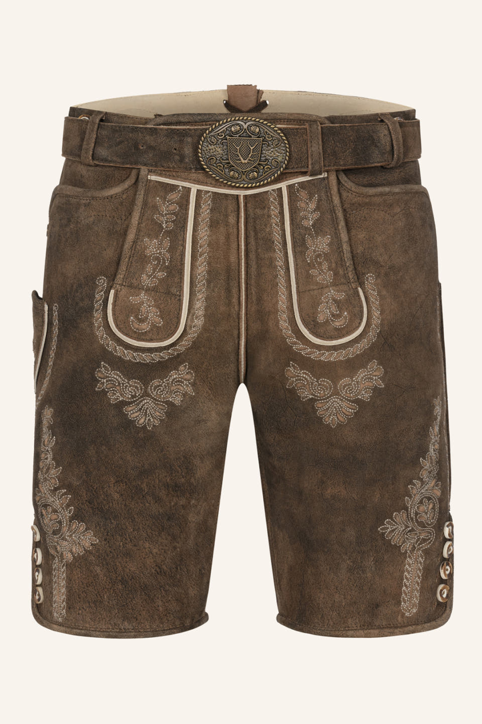 Lederhose Quan with belt