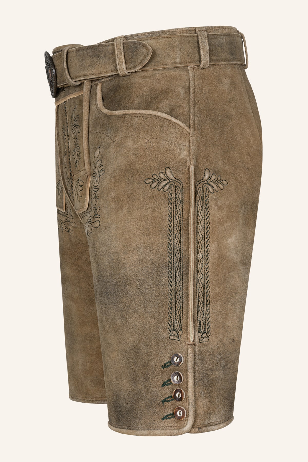 Lederhose Karim with belt