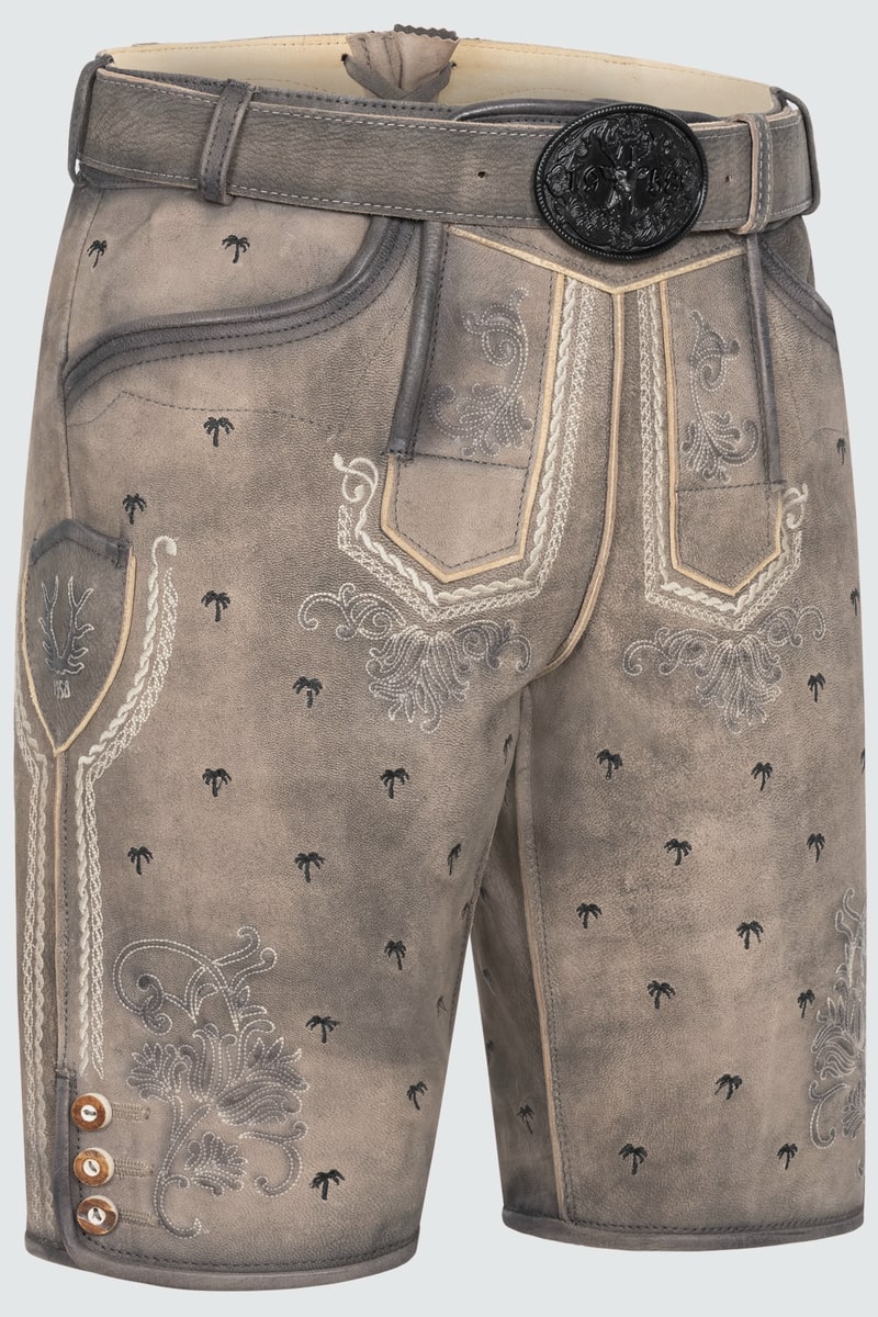 Lederhose Benni mit Gürtel