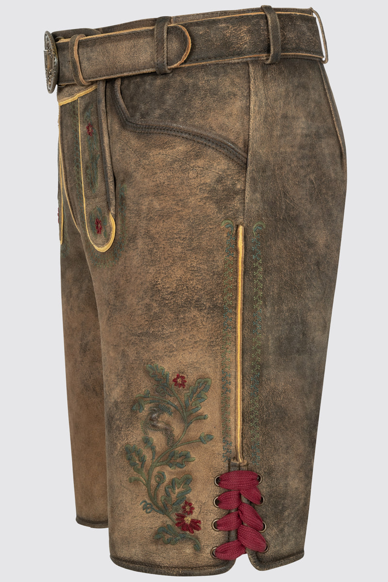 Lederhose Charlie mit Gürtel