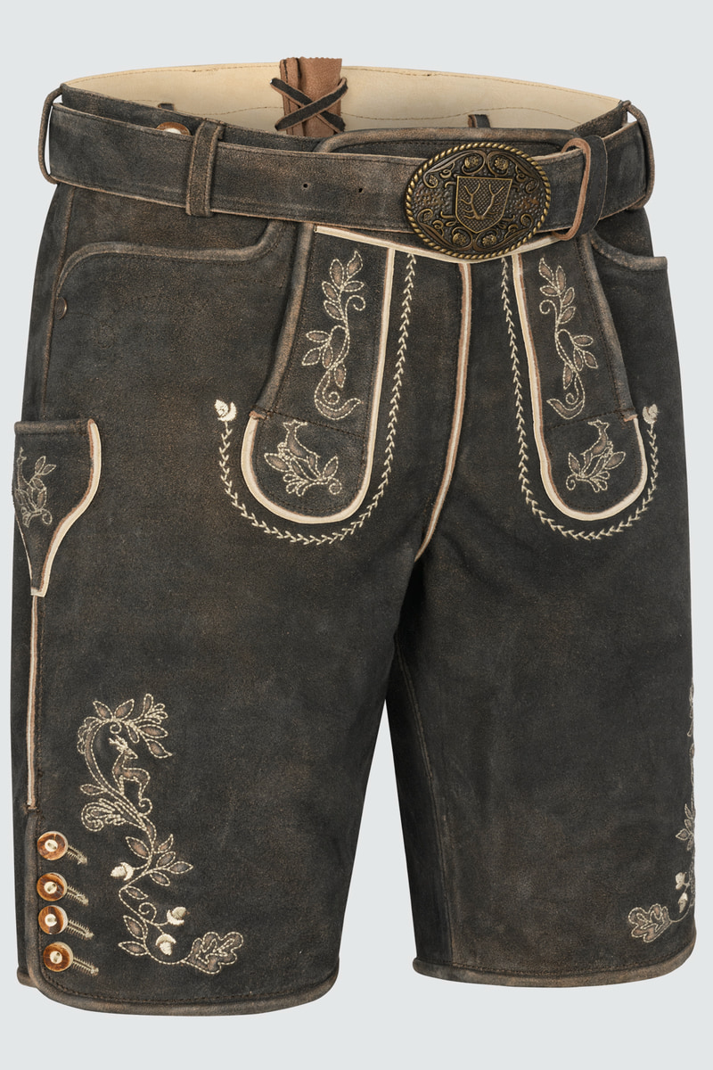 Lederhose Arendt mit Gürtel