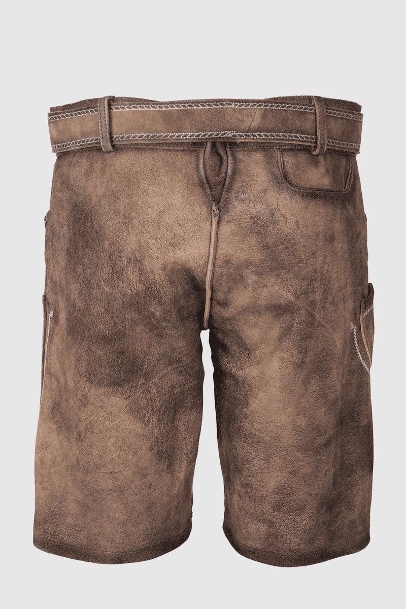 Lederhose Milo mit Gürtel