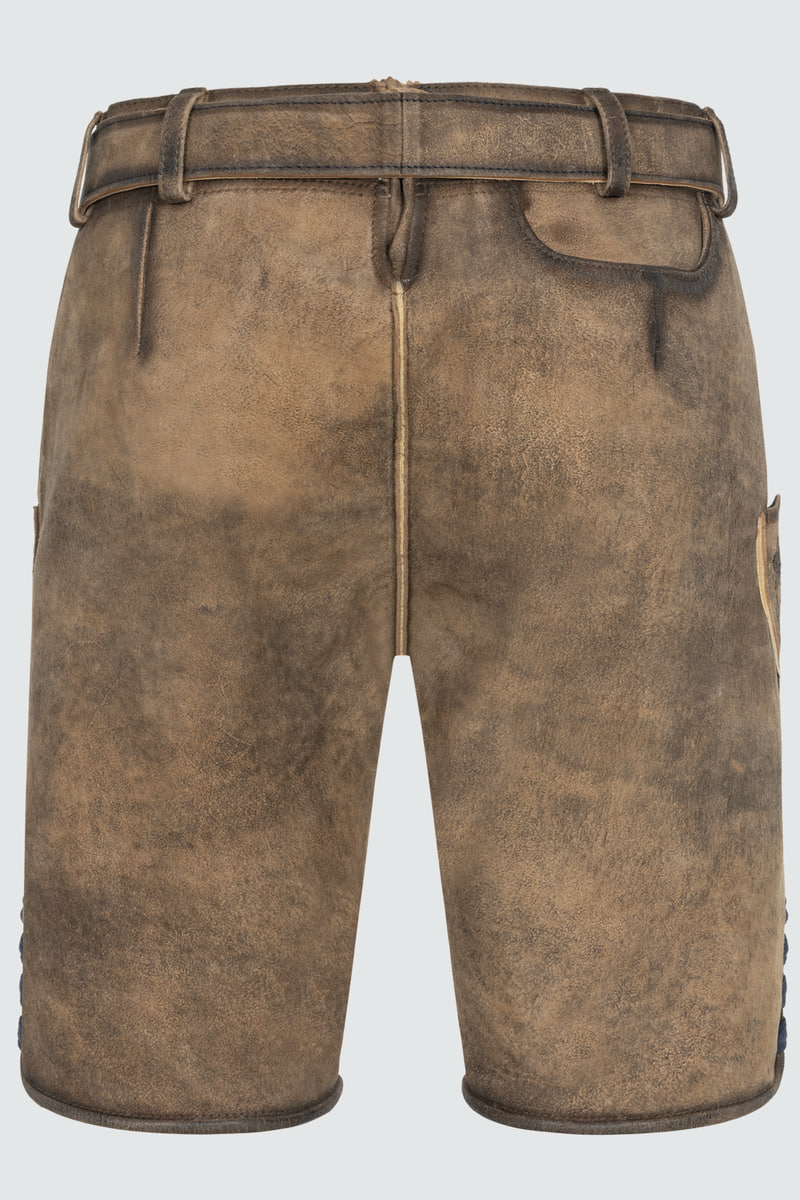 Lederhose Emil mit Gürtel