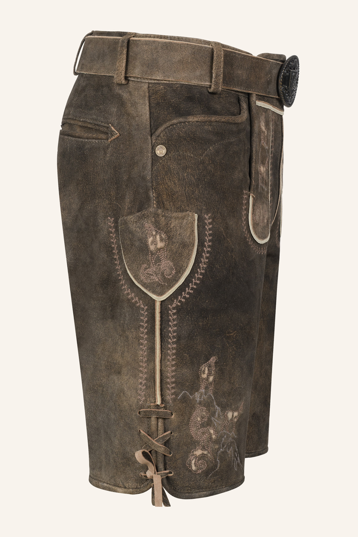 Lederhose Deniz with belt