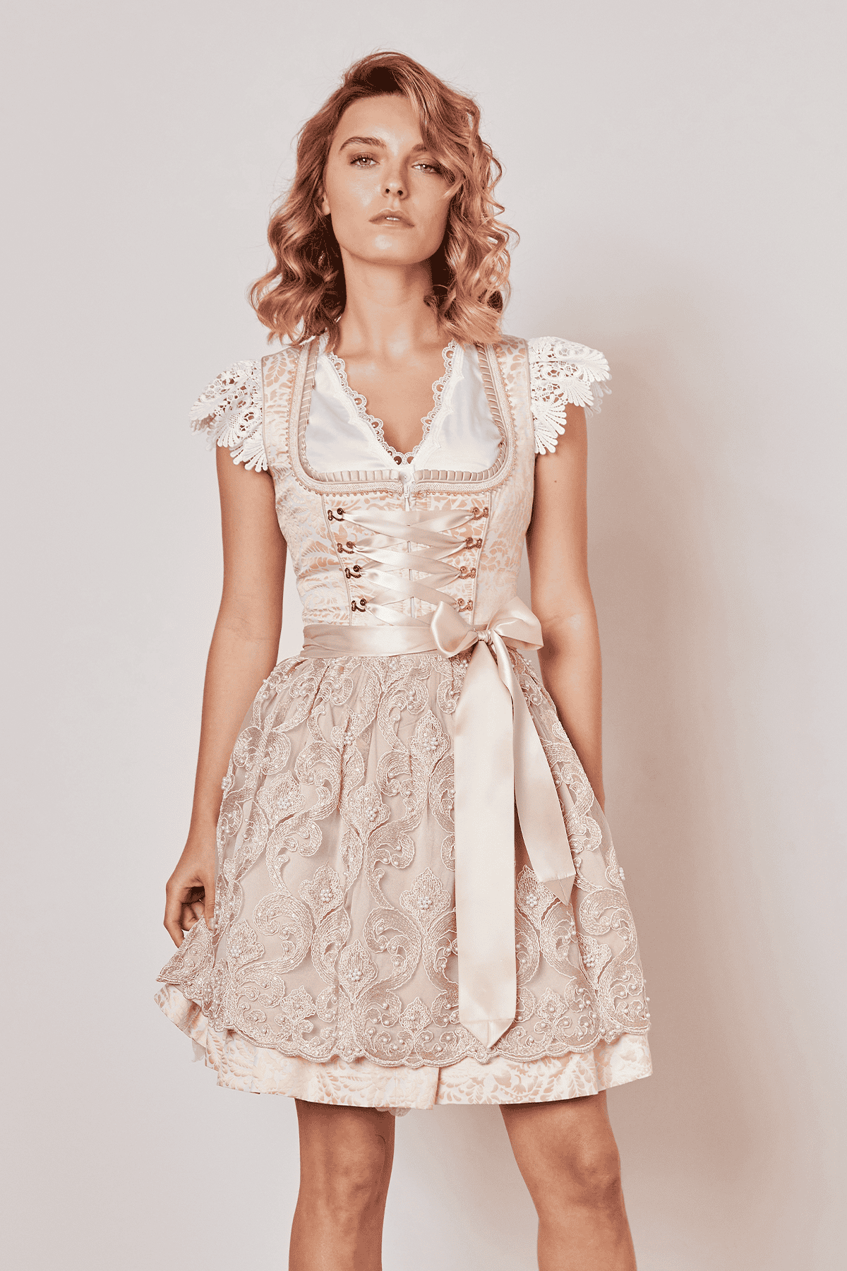 Dirndl Mon Amour beige 50cm main image 1