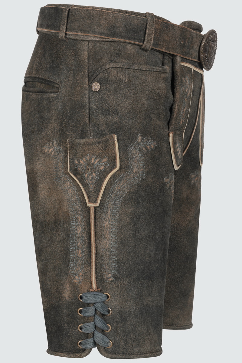 Lederhose Curtis mit Gürtel