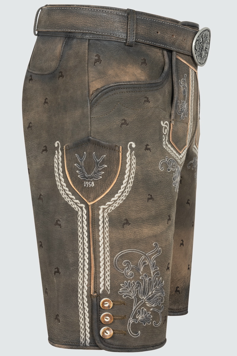 Lederhose Lukas with belt