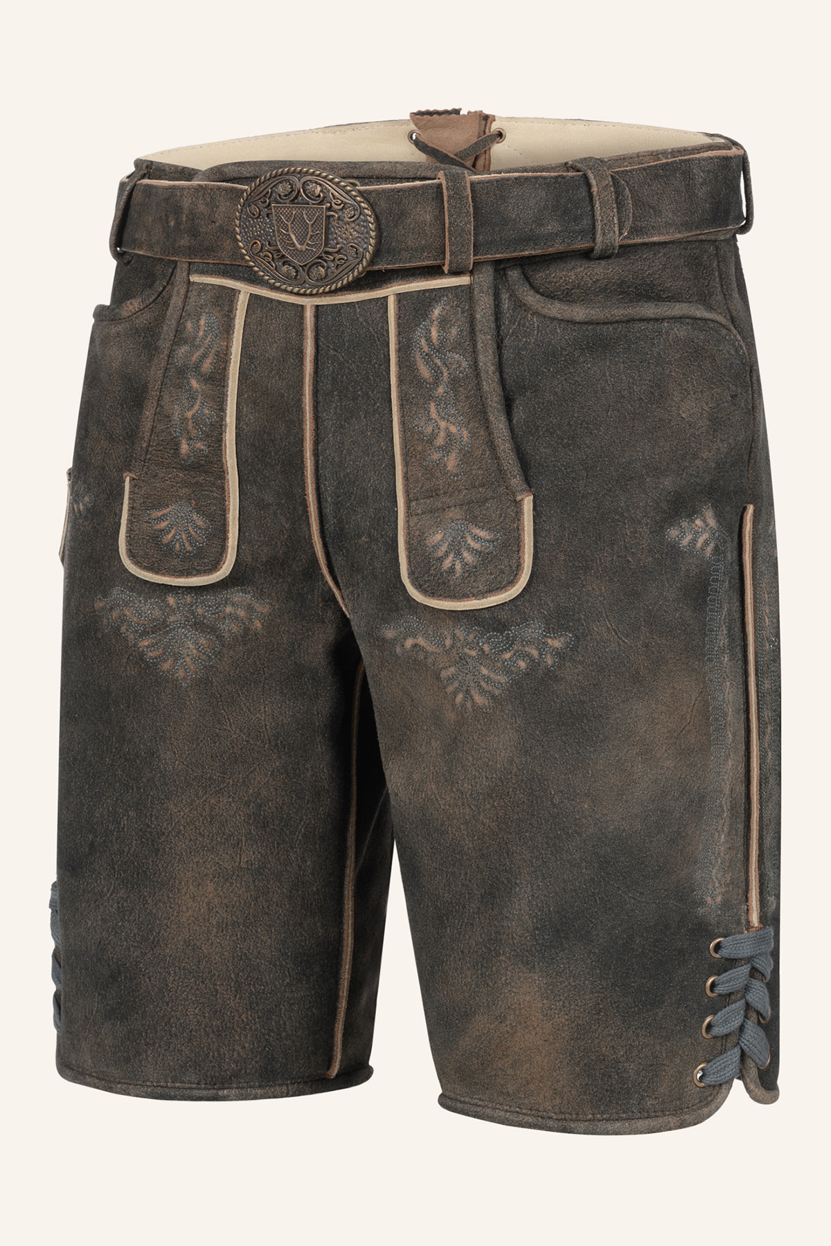 Lederhose Curtis mit Gürtel