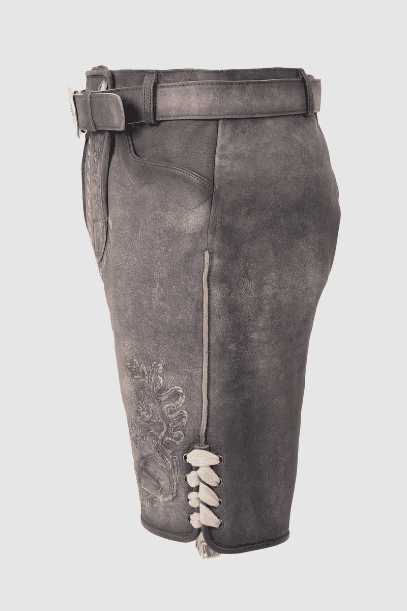 Lederhose Volker mit Gürtel
