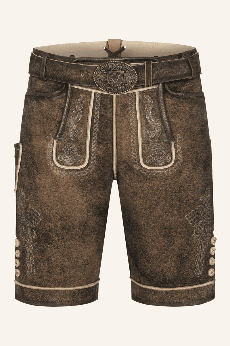 Lederhose Waris with belt