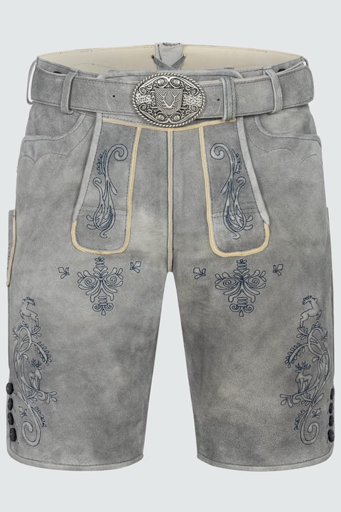 Lederhose Lucius mit Gürtel