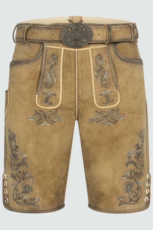 KRÜGER BUAM Trachtenlederhose Kurze Lederhose günstig online kaufen