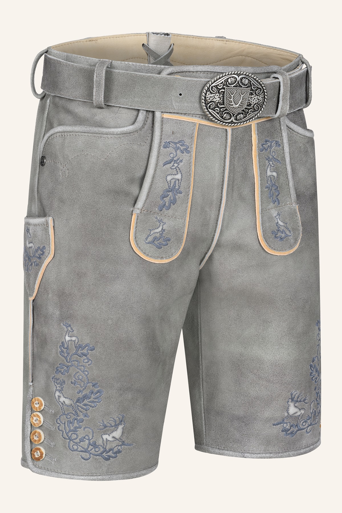 Lederhose Berat mit Gürtel