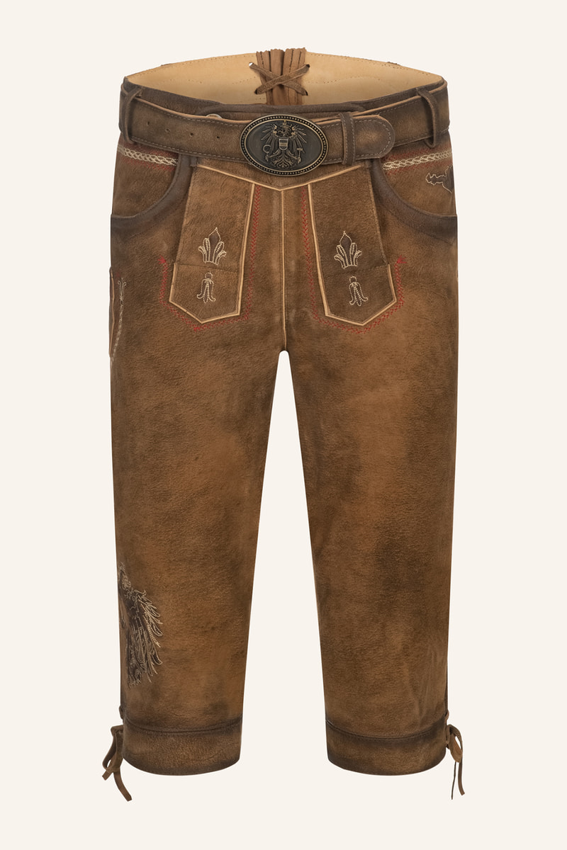 Lederhose Mei Hoamat with belt