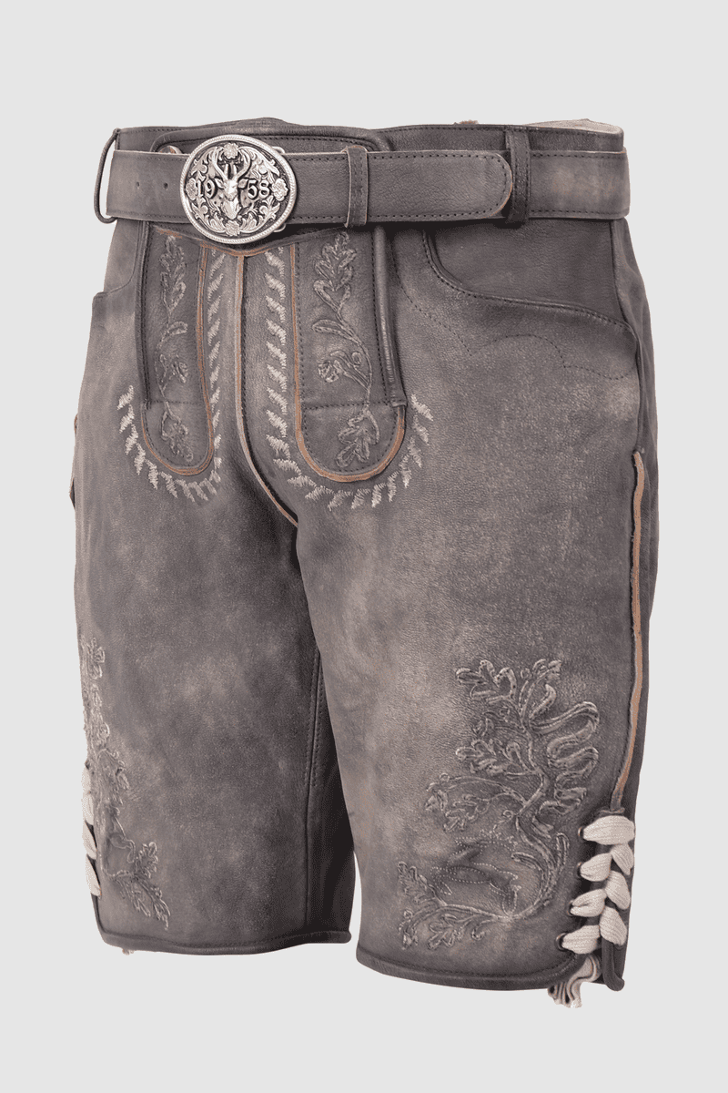 Lederhose Volker mit Gürtel