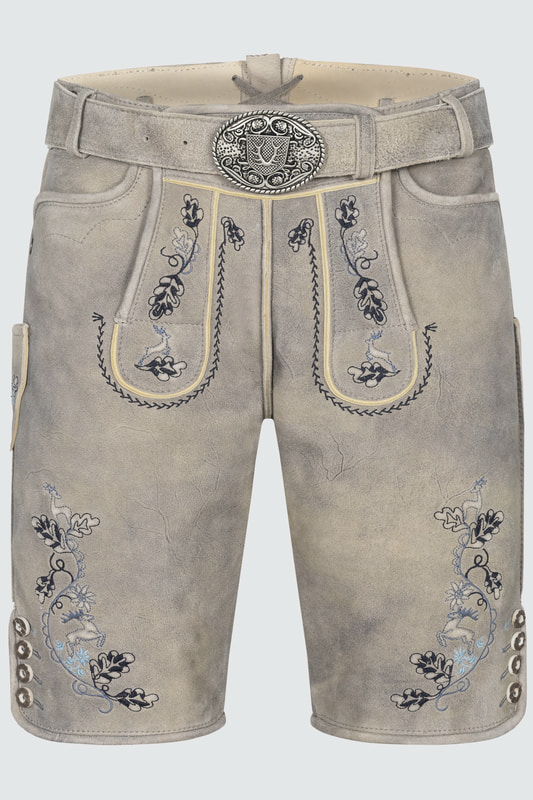 Lederhose Keanu mit Gürtel günstig online kaufen