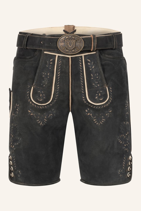 Lederhose Gaspar mit Gürtel