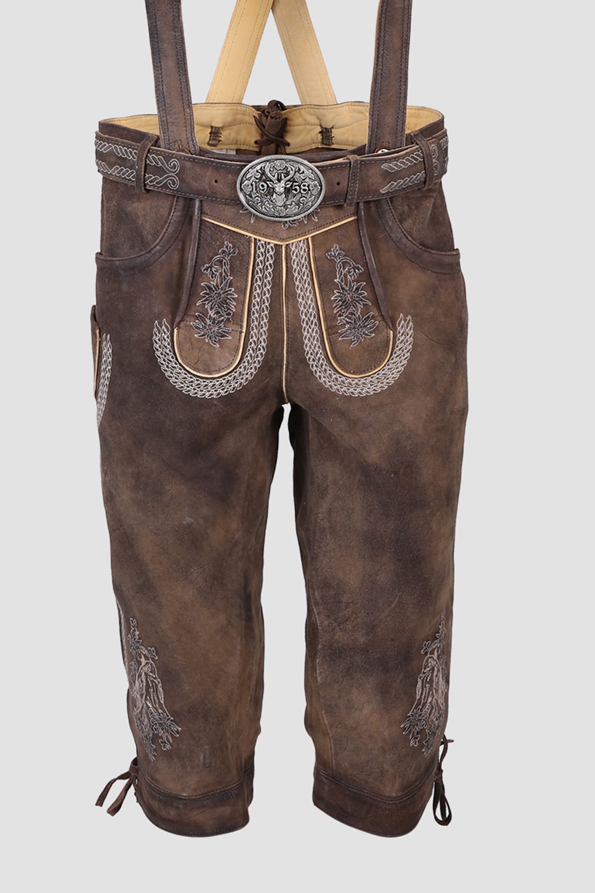 Lederhose Georg mit Gürtel