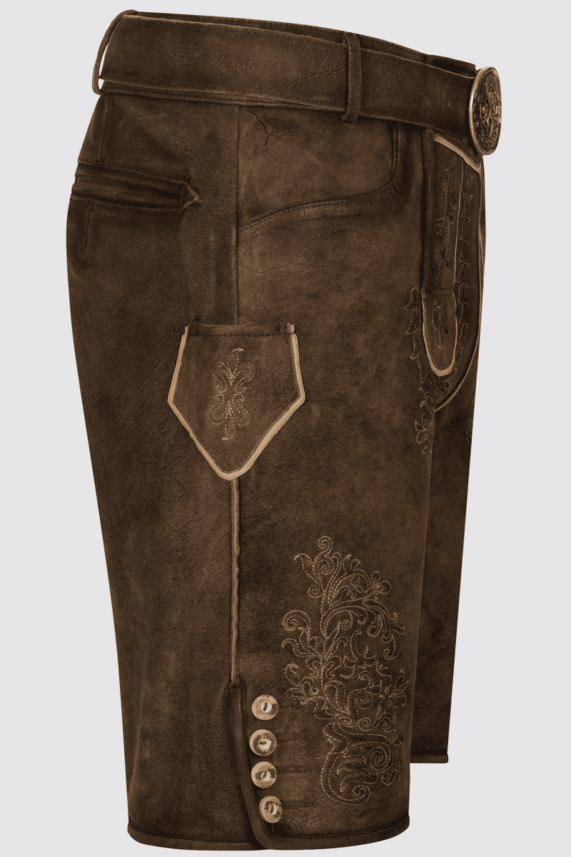 Lederhose Jochen mit Gürtel
