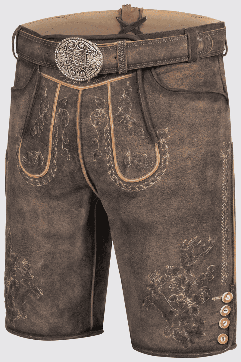 Lederhose Theodor with belt