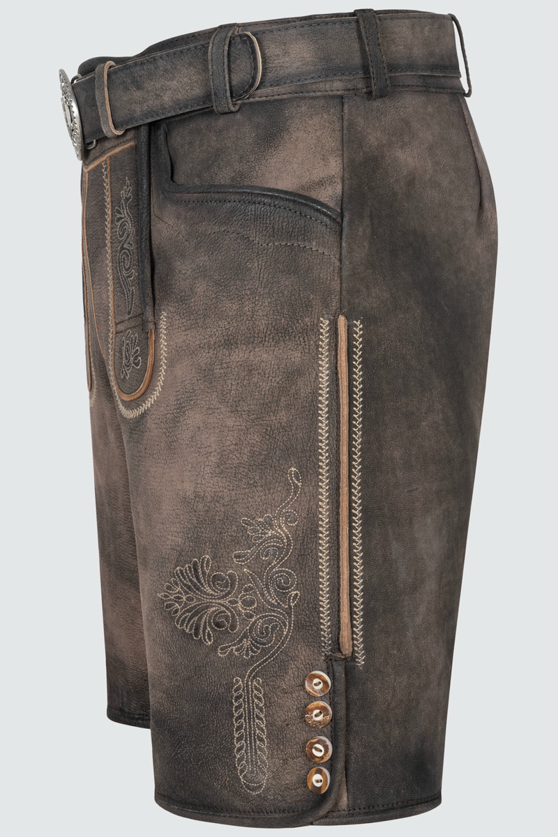 Lederhose Brody mit Gürtel