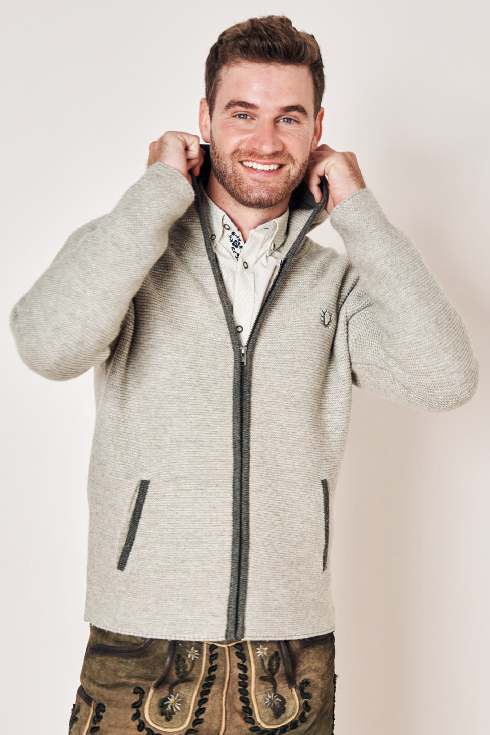 Strickjacke Leopold
