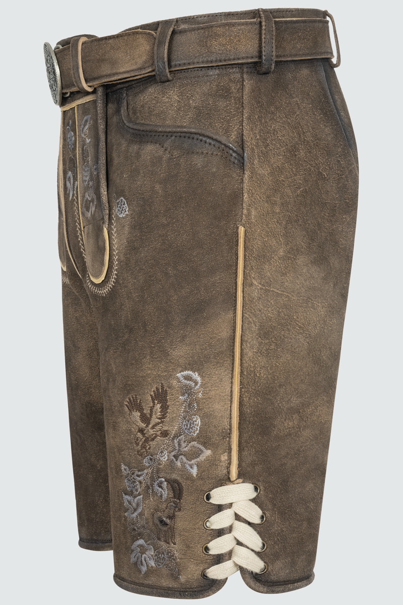 Lederhose Ulli with belt