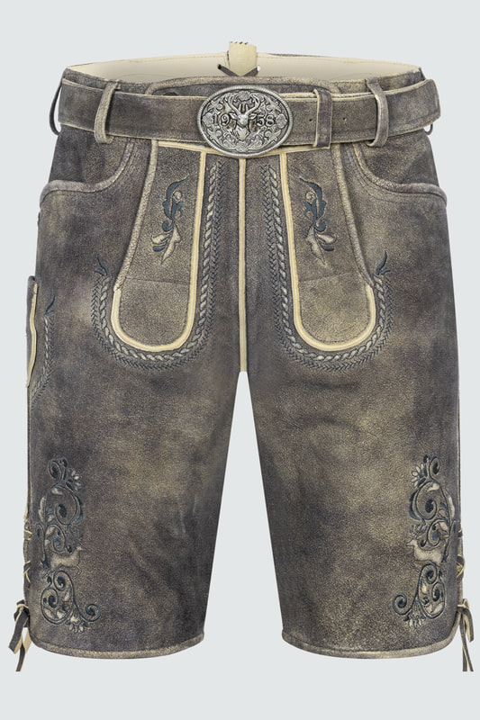 Lederhose Gideon mit Gürtel günstig online kaufen