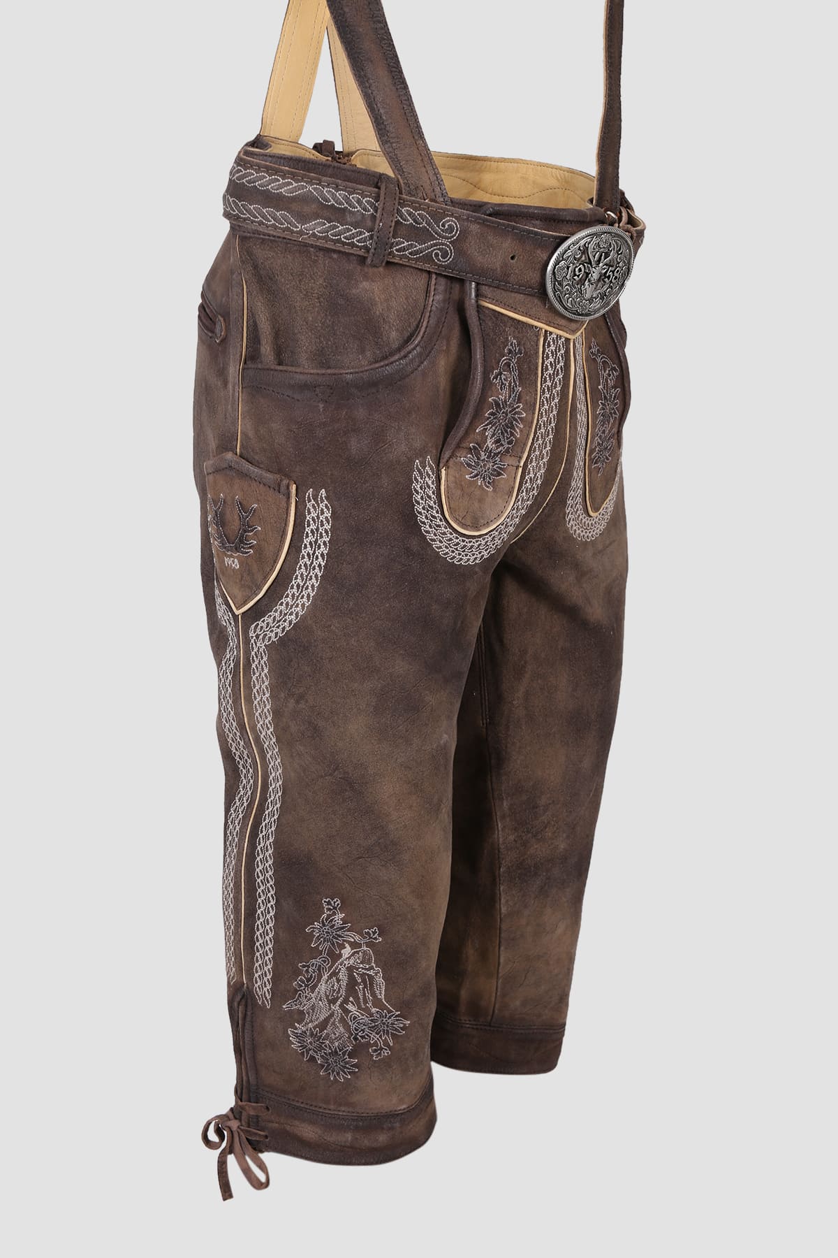 Lederhose Georg mit Gürtel
