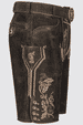 Lederhose Orlando mit Gürtel
