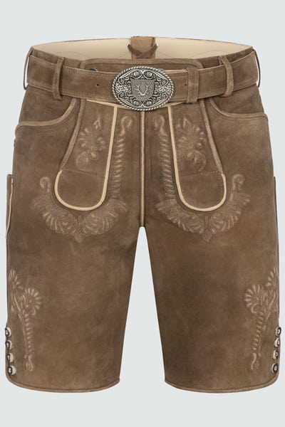 Lederhose Aric mit Gürtel