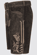 Lederhose Orlando mit Gürtel