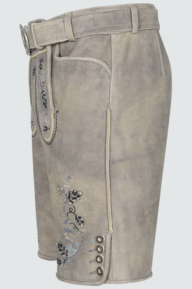 Lederhose Keanu mit Gürtel