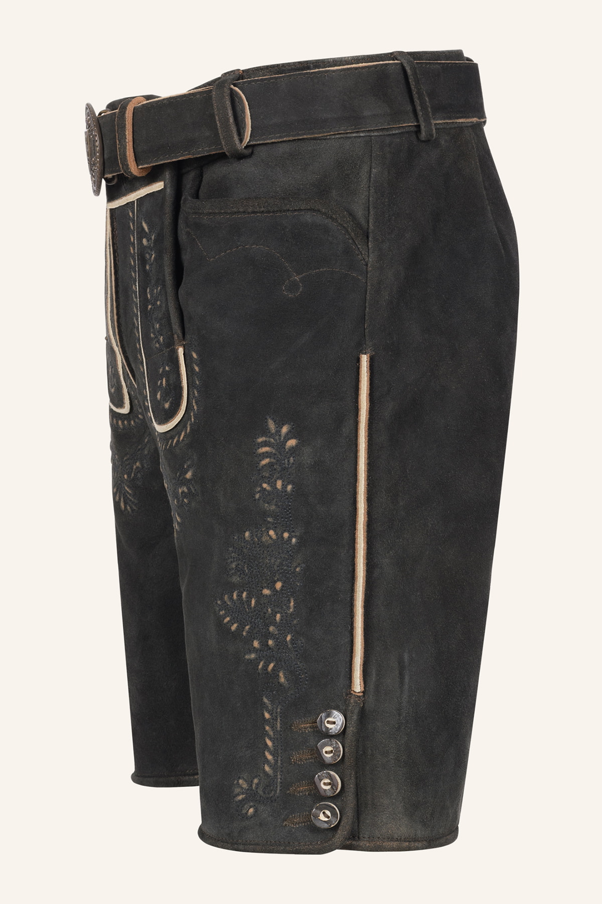 Lederhose Gaspar with belt