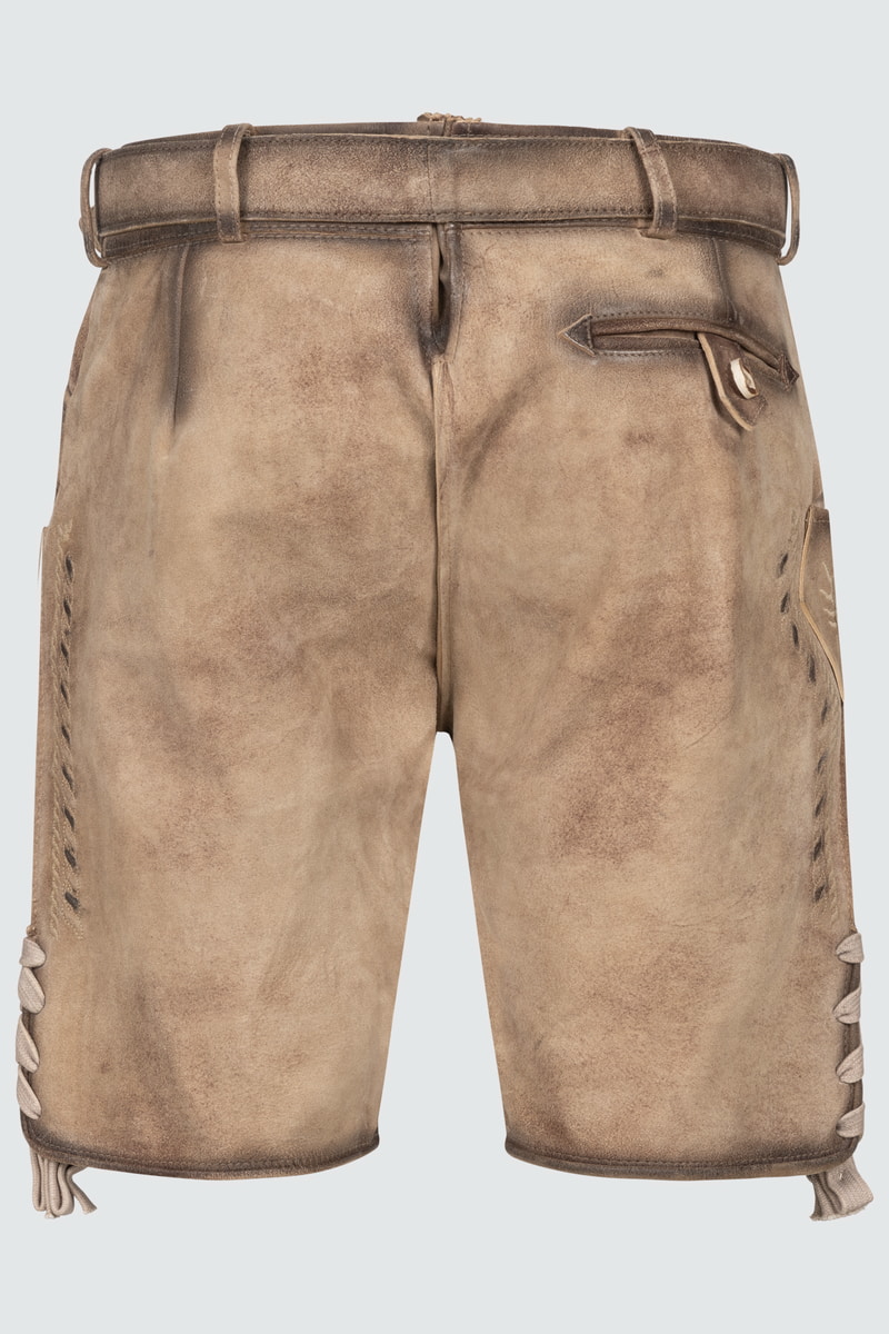 Lederhose Marino mit Gürtel