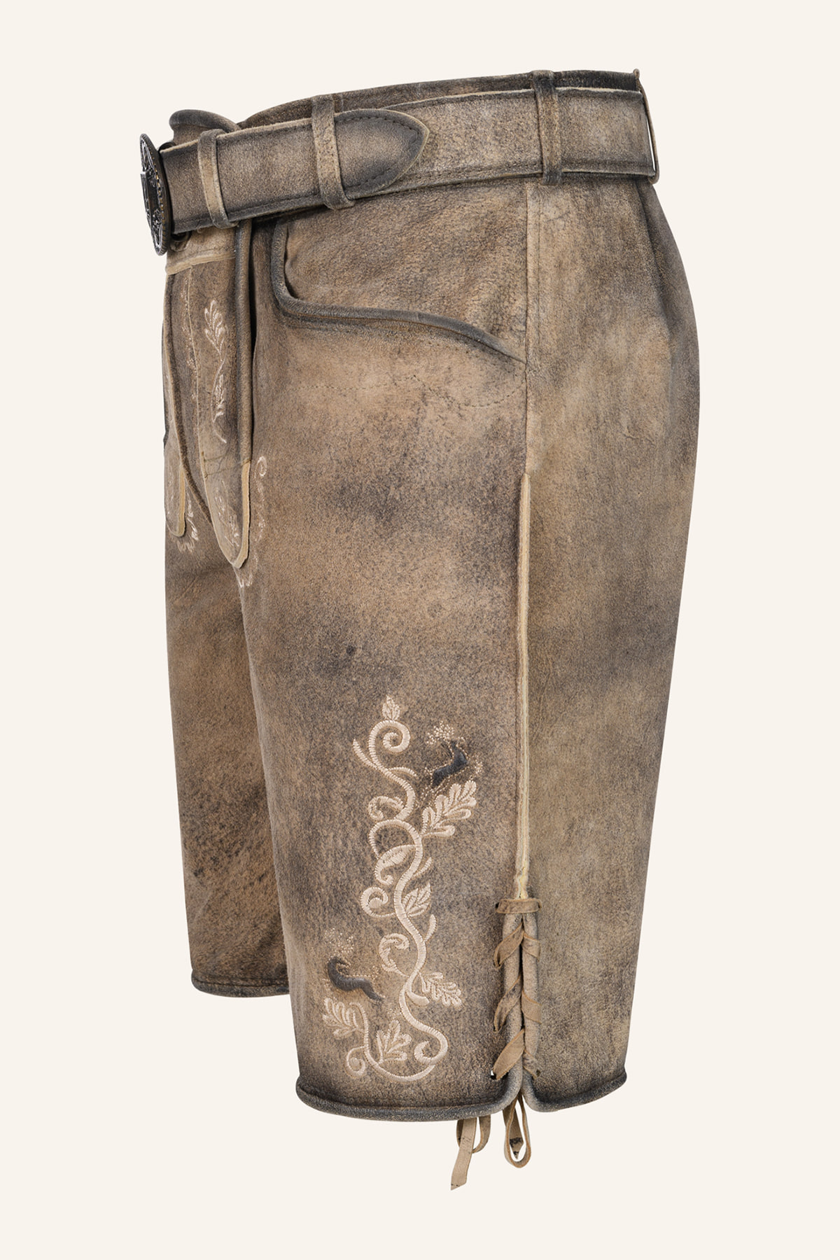 Lederhose Melo mit Gürtel